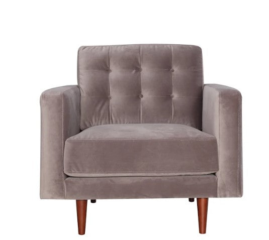 36" X 38" X 35" Taupe Polyester Chair