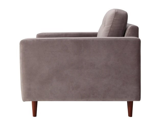 36" X 38" X 35" Taupe Polyester Chair