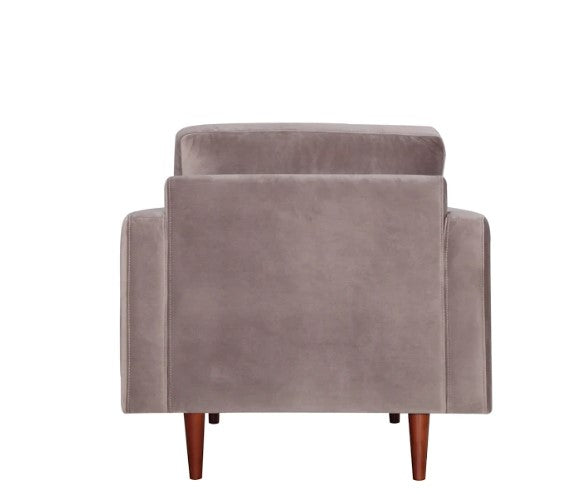 36" X 38" X 35" Taupe Polyester Chair