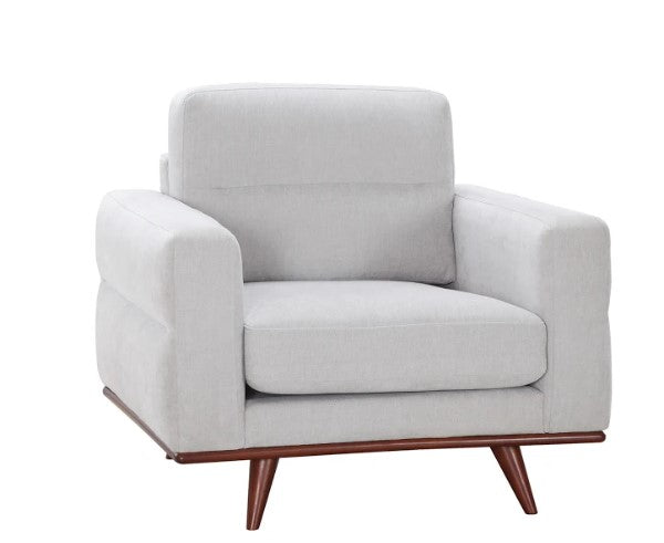 40" X 34" X 36" Light Taupe Polyester Chair