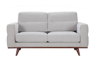 66" X 37" X 36" Light Taupe Polyester Loveseat
