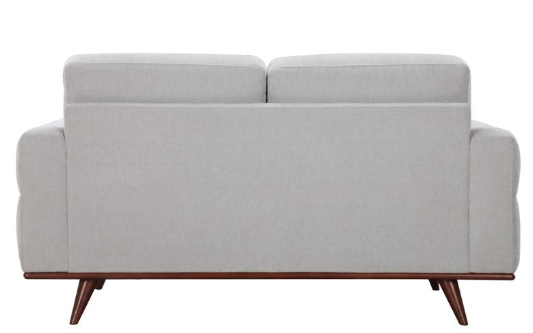 66" X 37" X 36" Light Taupe Polyester Loveseat