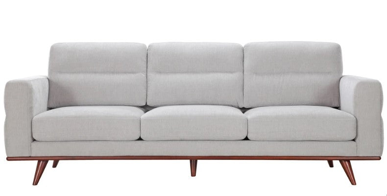 93" X 37" X 36" Light Taupe Polyester Sofa