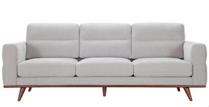 93" X 37" X 36" Light Taupe Polyester Sofa