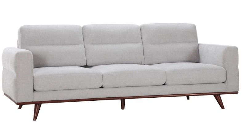 93" X 37" X 36" Light Taupe Polyester Sofa