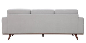 93" X 37" X 36" Light Taupe Polyester Sofa