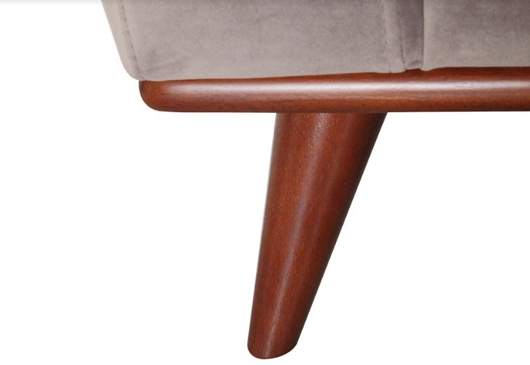 93" X 37" X 36" Light Taupe Polyester Sofa