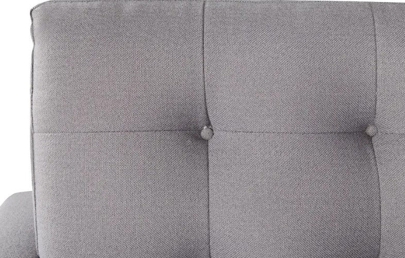 105" X 61" X 38" Gray Polyester Laf Sectional