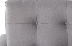 105" X 61" X 38" Gray Polyester Laf Sectional