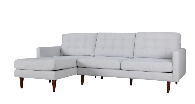 105" X 61" X 38" Beige Polyester Laf Sectional