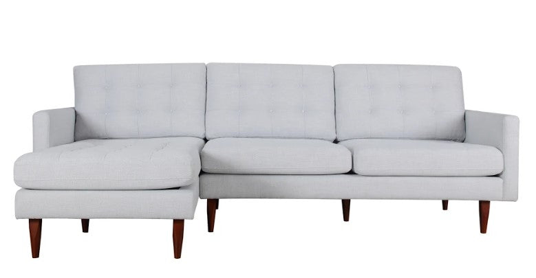 105" X 61" X 38" Beige Polyester Laf Sectional