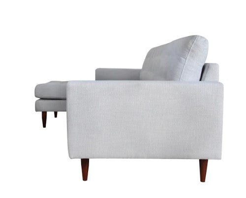 105" X 61" X 38" Beige Polyester Laf Sectional