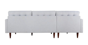 105" X 61" X 38" Beige Polyester Laf Sectional