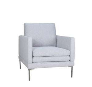 34" X 36" X 34" silver Polyester Chair