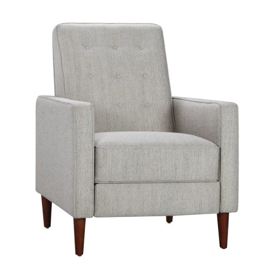 30" X 36" X 38" Oatmeal Polyester Push Back Chair
