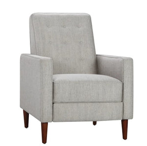 30" X 36" X 38" Oatmeal Polyester Push Back Chair