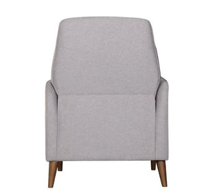 30" X 39" X 42" Light Gray Polyester Push Back Chair