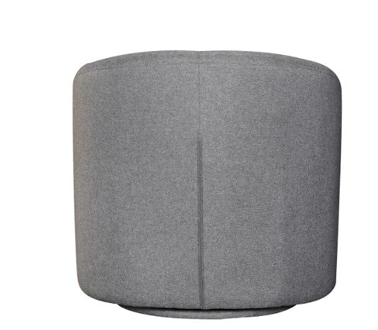 32" X 30" X 30" Gray Polyester Swivel Chair
