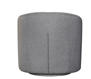 32" X 30" X 30" Gray Polyester Swivel Chair