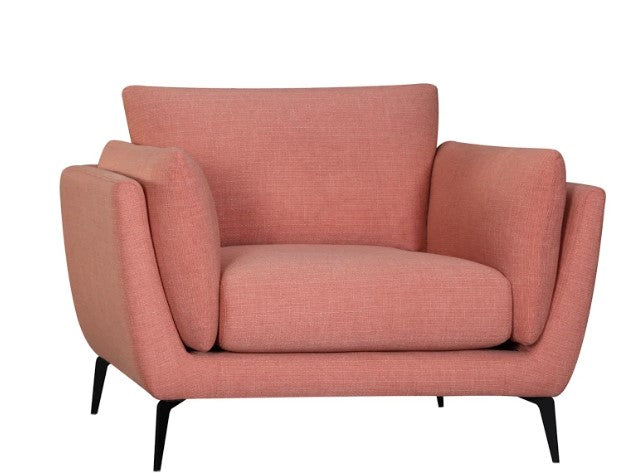46" X 37" X 35" Coral Polyester Chair