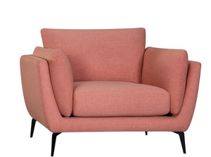 46" X 37" X 35" Coral Polyester Chair