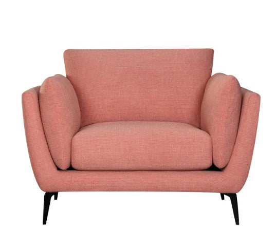 46" X 37" X 35" Coral Polyester Chair
