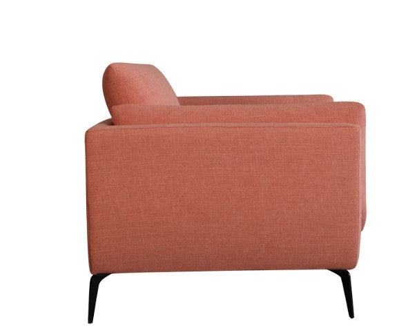 46" X 37" X 35" Coral Polyester Chair