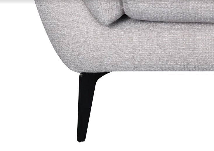 88" X 37" X 35" Oatmeal Polyester Sofa