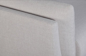 88" X 37" X 35" Oatmeal Polyester Sofa