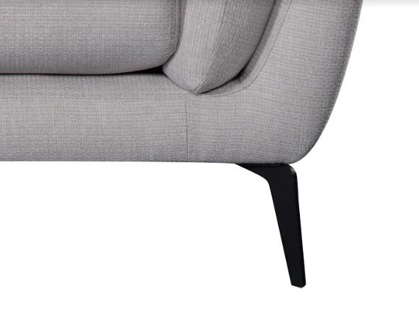 134" X 65" X 35" Oatmeal Polyester Laf Sectional