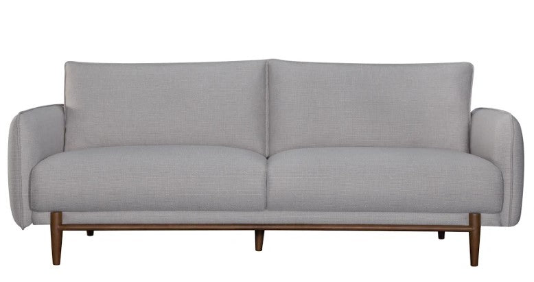 86" X 37" X 34" Oatmeal Polyester Sofa