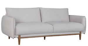 86" X 37" X 34" Oatmeal Polyester Sofa