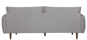 86" X 37" X 34" Oatmeal Polyester Sofa
