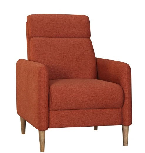 30" X 36" X 42" Red Polyester Push Back Chair