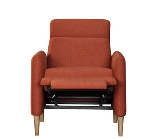 30" X 36" X 42" Red Polyester Push Back Chair