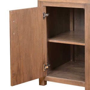 60" X 24" X 30.5" Cappuccino Wood Executive Door or Drawer Desk