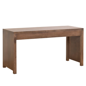 60" X 24" X 30.5" Cappuccino Wood Writing Desk