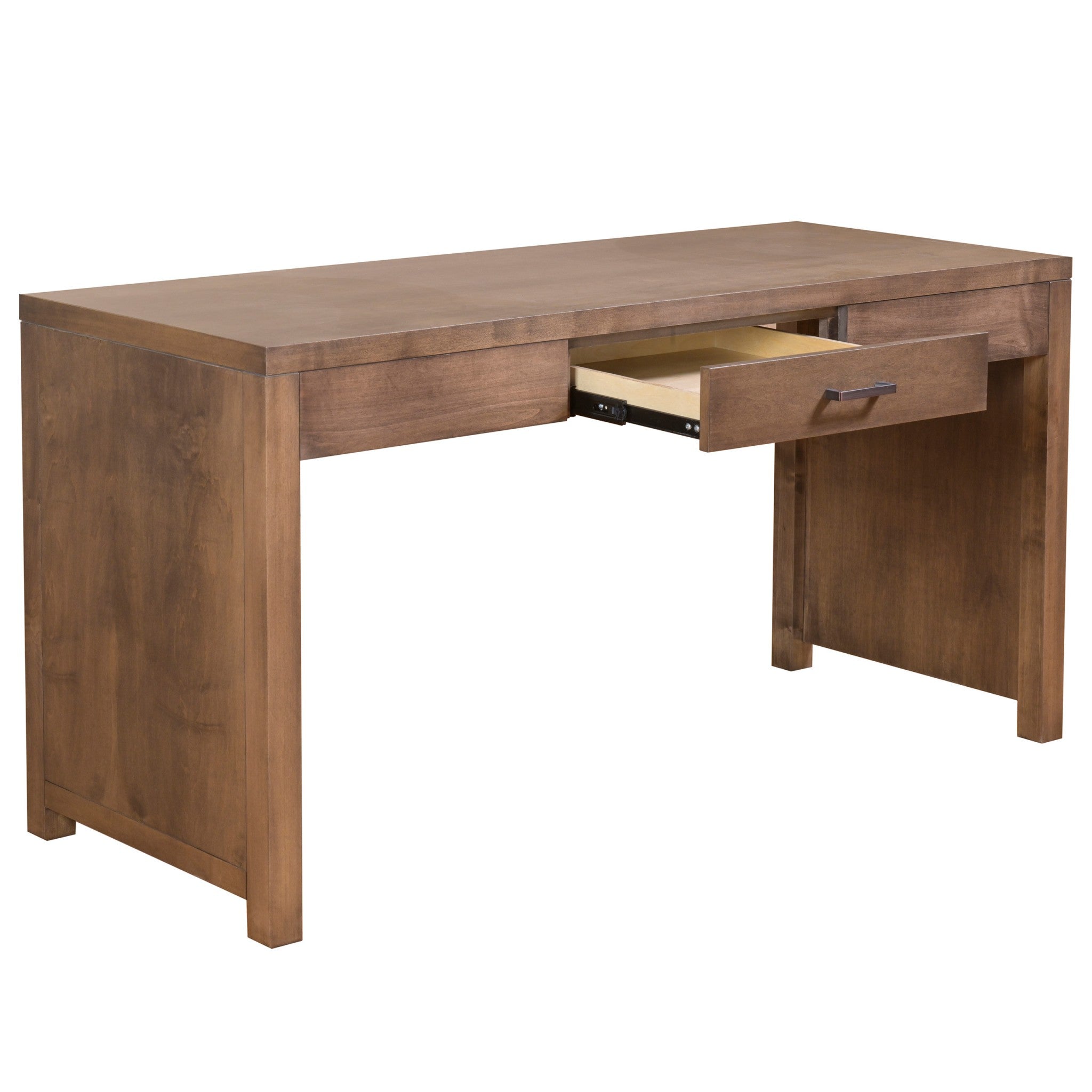 60" X 24" X 30.5" Cappuccino Wood Writing Desk