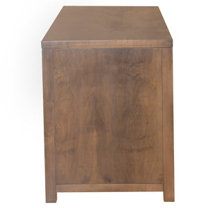 60" X 24" X 30.5" Cappuccino Wood Writing Desk