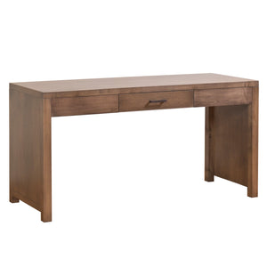 60" X 24" X 30.5" Cappuccino Wood Writing Desk