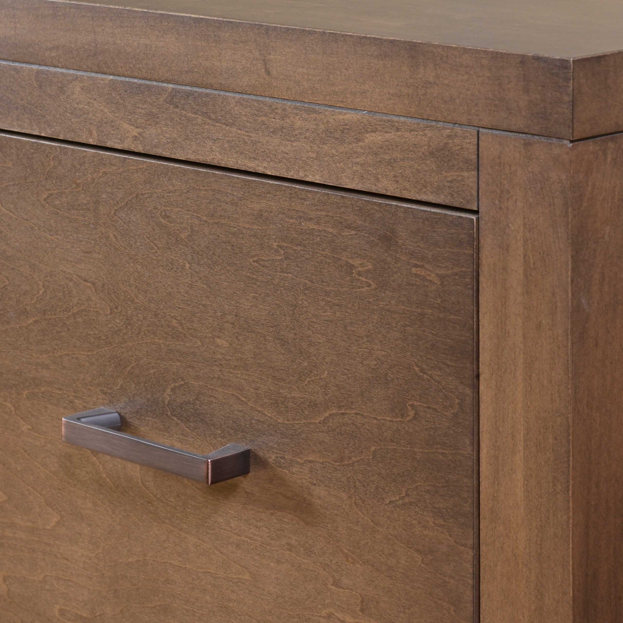 19.5" X 24" X 30.5" Cappuccino Wood 2 Drawer File