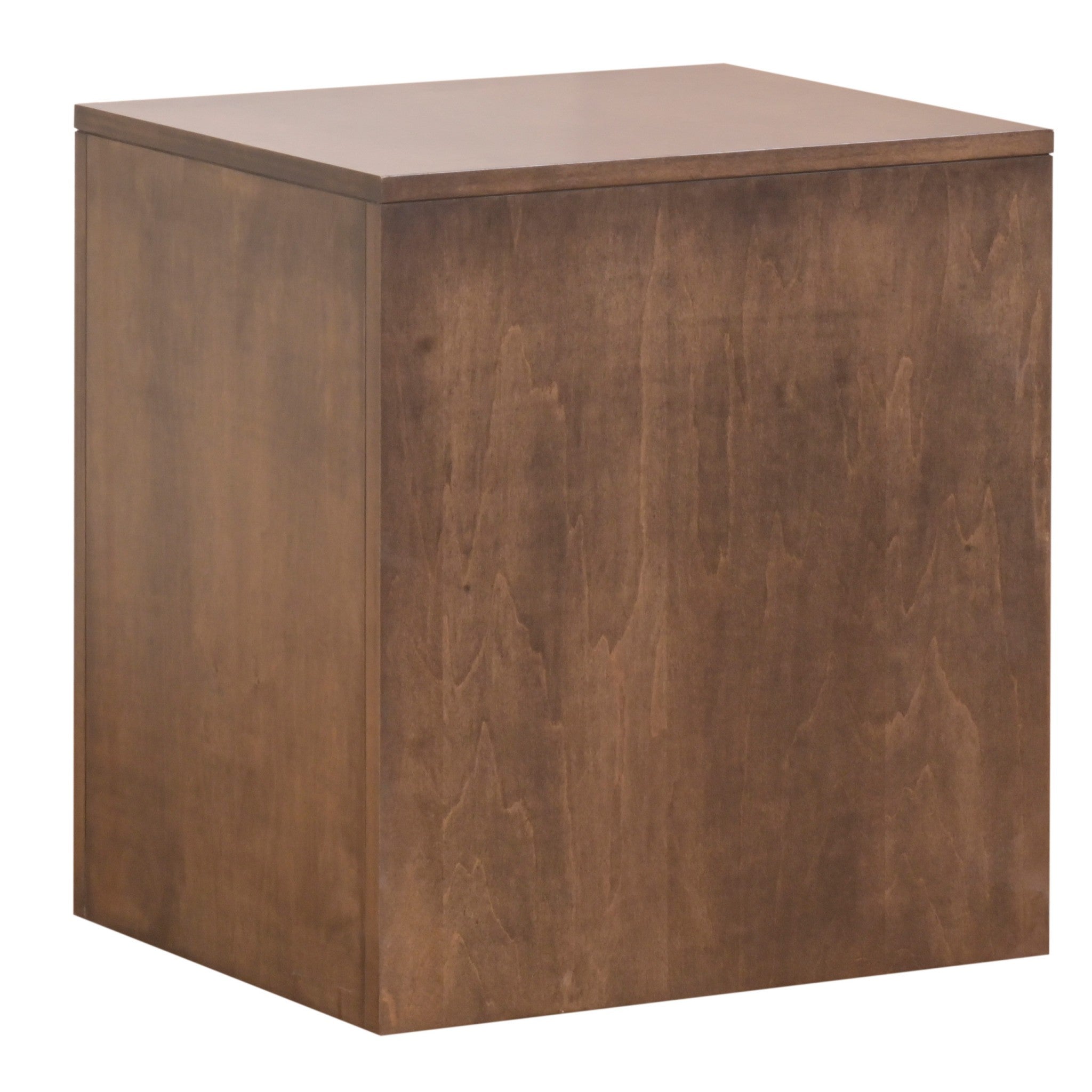 17" X 22" X 24" Cappuccino Wood Rolling Door Cabinet