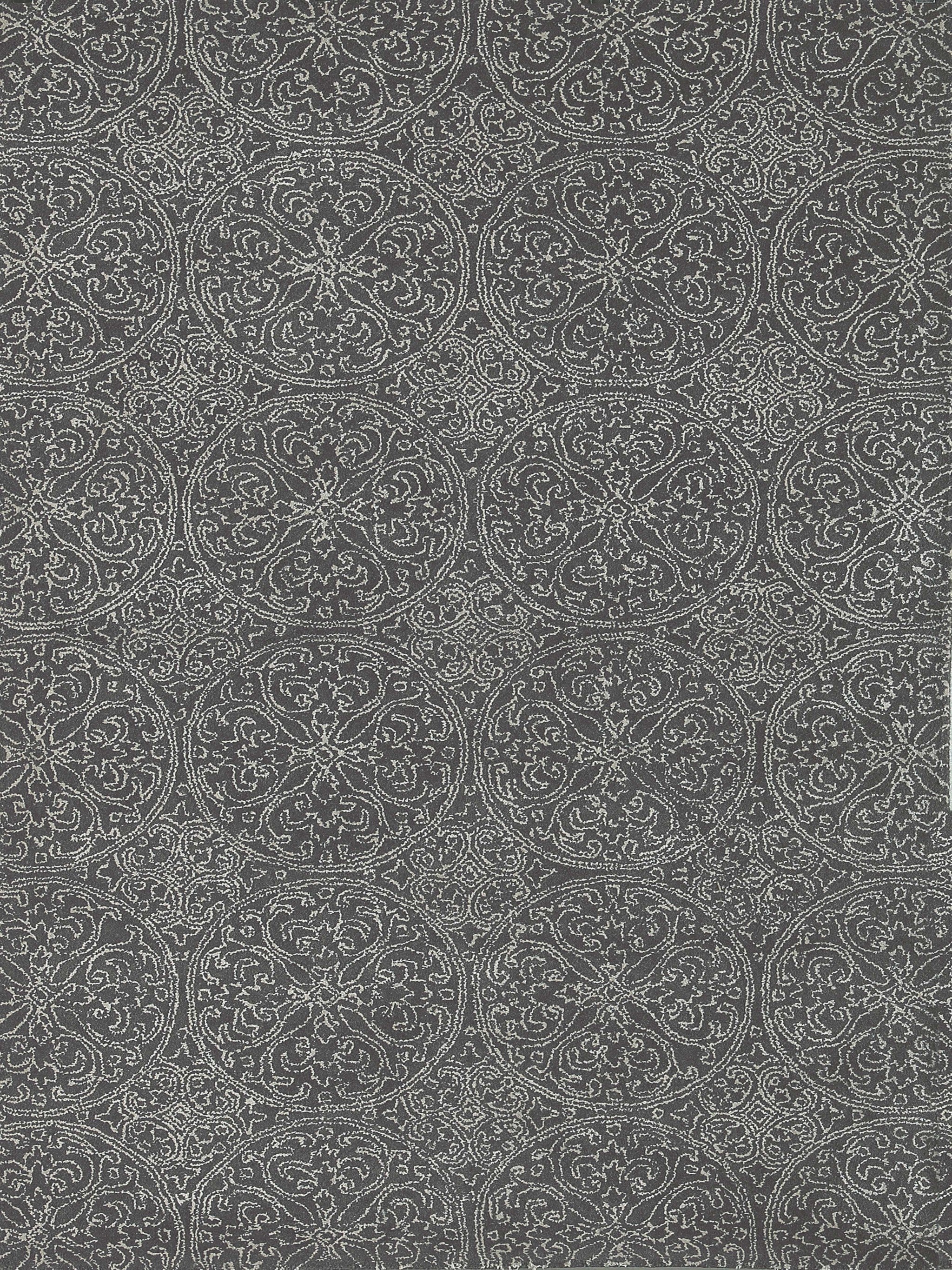 8" X11" X 0.5" Gray  Wool Area Rug