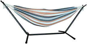 Desert Stripe Double Classic 2 Person Hammock with Stand