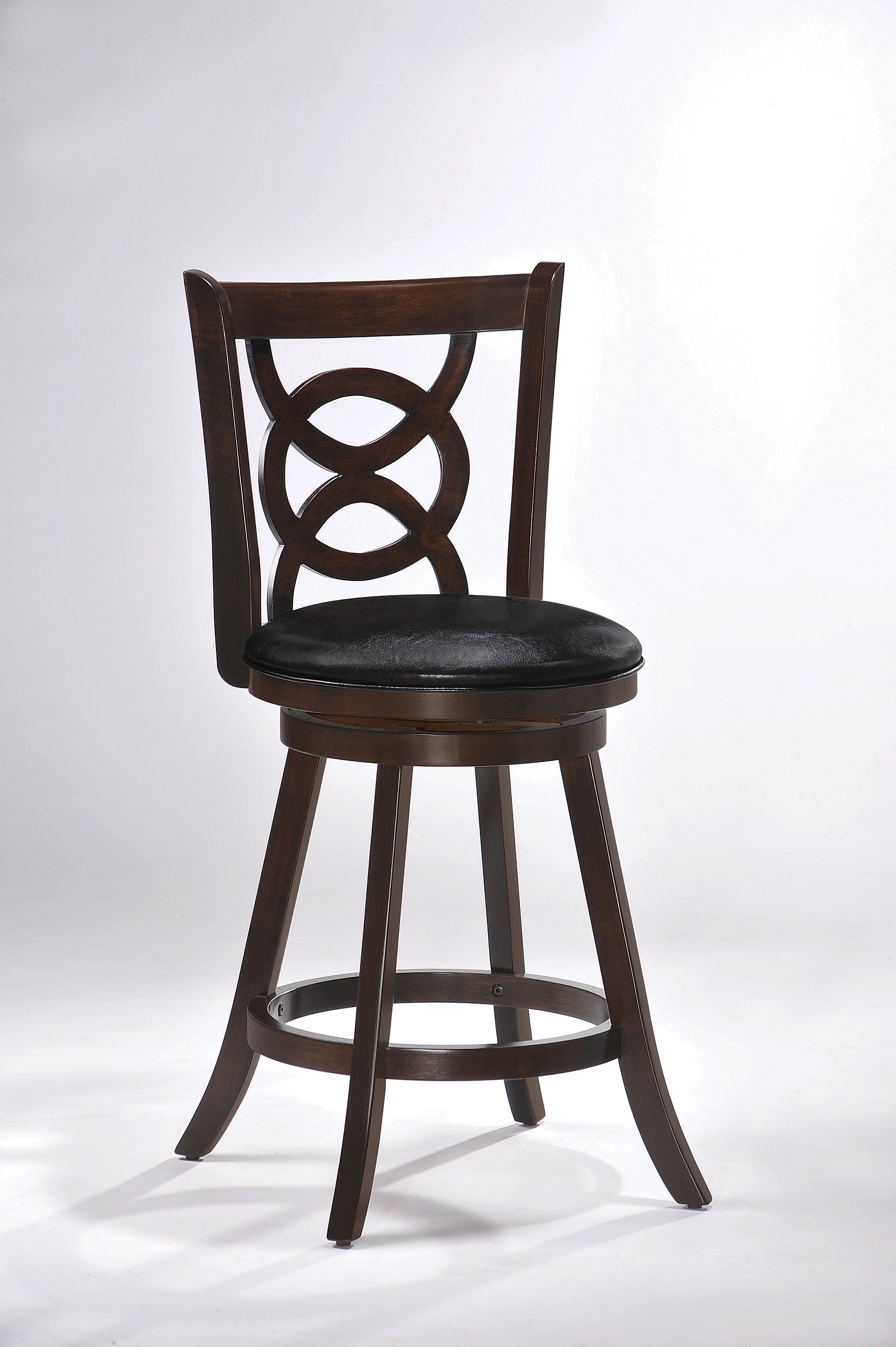 24" X 19" X 38" Cherry Polyurethane Counter Height Chair