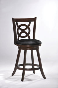 24" X 19" X 38" Cherry Polyurethane Counter Height Chair