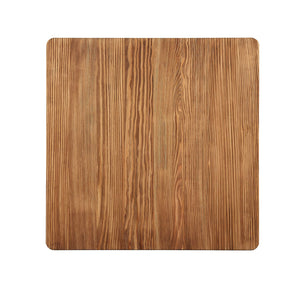 28" X 28" X 41" Natural & Black Wood Bar Table