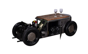 26" X 62" X 21" Silver Car Coffee Table