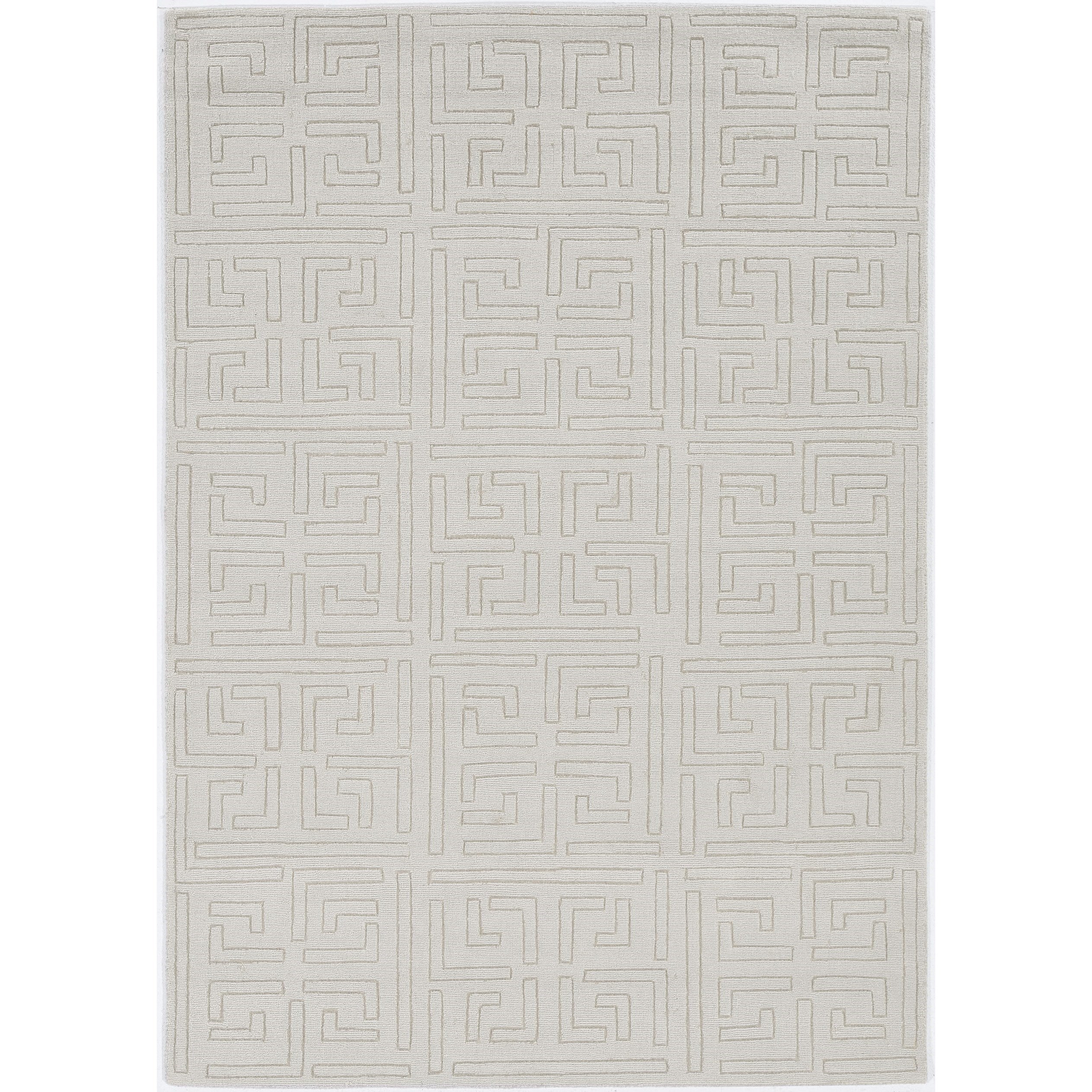 17" X 90" Ivory  Polyester Rug