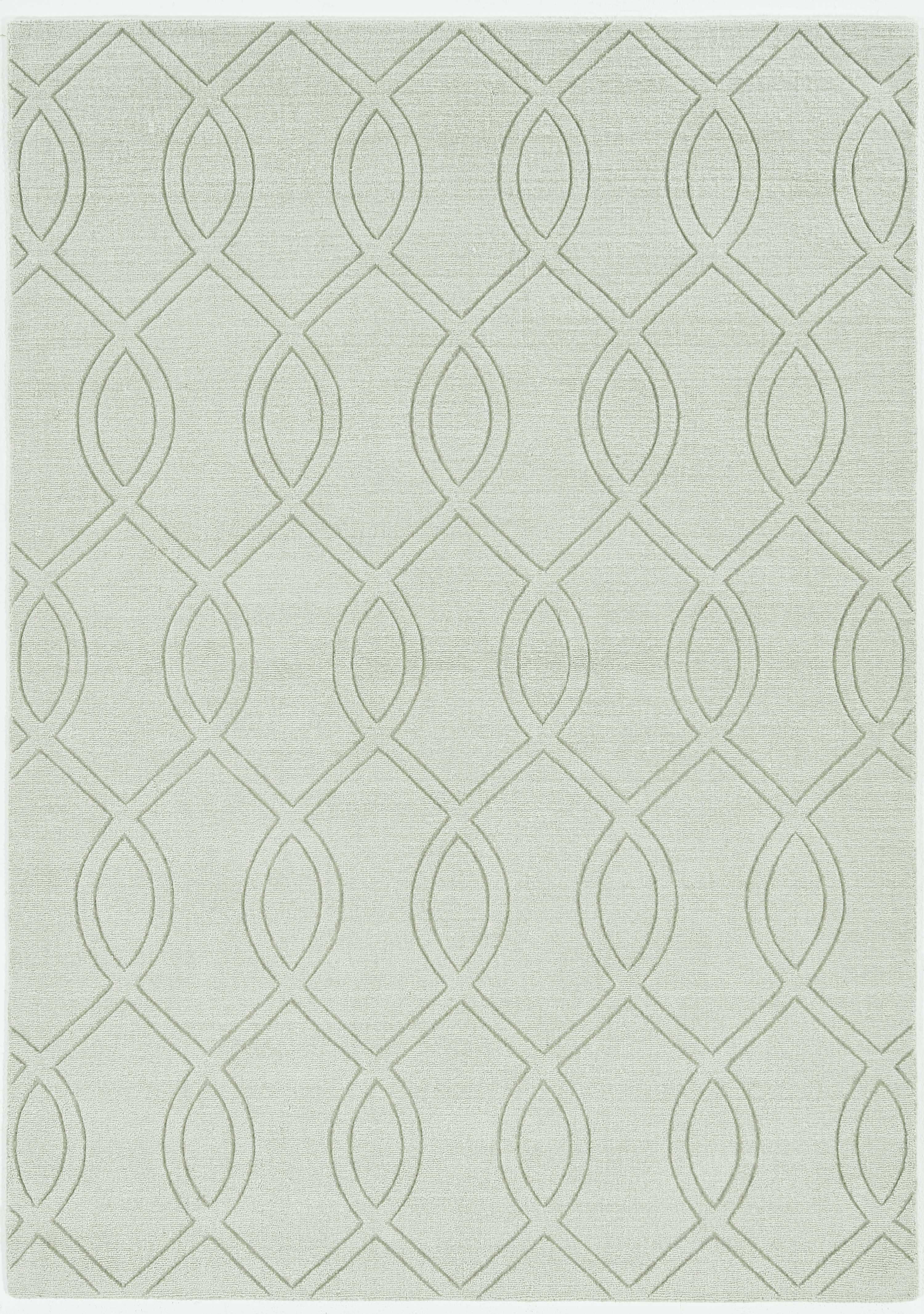 60" X 84" Ivory  Polyester Rug